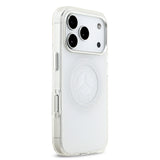 Apple iPhone 17 Pro Kılıf Mercedes Benz Orjinal Lisanslı M-safe Şarj Özellikli Buzlu PC Nostaljik Yıldız Dizayn Kapak