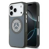Apple iPhone 17 Pro Kılıf Mercedes Benz Orjinal Lisanslı M-safe Şarj Özellikli Çift Katmanlı PC Nostaljik Yıldız Dizayn Kapak