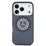 Apple iPhone 17 Pro Kılıf Mercedes Benz Orjinal Lisanslı M-safe Şarj Özellikli Çift Katmanlı PC Nostaljik Yıldız Dizayn Kapak