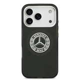 Apple iPhone 17 Pro Kılıf Mercedes Benz Orjinal Lisanslı M-safe Şarj Özellikli Çift Katmanlı PC Nostaljik Yıldız Dizayn Kapak