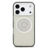 Apple iPhone 17 Pro Kılıf Mercedes Benz Orjinal Lisanslı M-safe Şarj Özellikli Çift Katmanlı PC Nostaljik Yıldız Dizayn Kapak