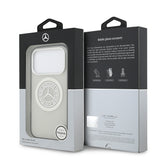 Apple iPhone 17 Pro Kılıf Mercedes Benz Orjinal Lisanslı M-safe Şarj Özellikli Çift Katmanlı PC Nostaljik Yıldız Dizayn Kapak