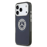 Apple iPhone 17 Pro Kılıf Mercedes Benz Orjinal Lisanslı M-safe Şarj Özellikli Çift Katmanlı PC Nostaljik Yıldız Dizayn Kapak