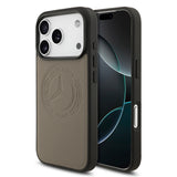 Apple iPhone 17 Pro Kılıf Mercedes Benz Orjinal Lisanslı M-safe Şarj Özellikli Hakiki Deri Nostaljik Yıldız Dizayn Kapak