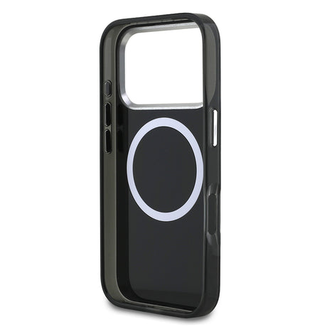 Apple iPhone 17 Pro Kılıf Orjinal Lisanslı M-safe Şarj Özellikli Karl Lagerfeld IML Baskılı Monogram Dizayn Kapak