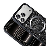 Apple iPhone 17 Pro Kılıf Pırlanta Tasarımlı M-safe Şarj Özellikli Zore Mozaik Silikon Kapak