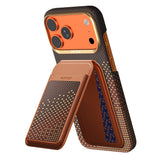 Apple iPhone 17 Pro Kılıf Raptic 2in1 Bundle Kit Aramid Skin Serenity Serisi Kartlık ve Karbon Kapak