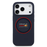 Apple iPhone 17 Pro Kılıf Redbull Orjinal Lisanslı M-safe Şarj Özellikli Kırmızı Halka ve Logo Silikon Kapak