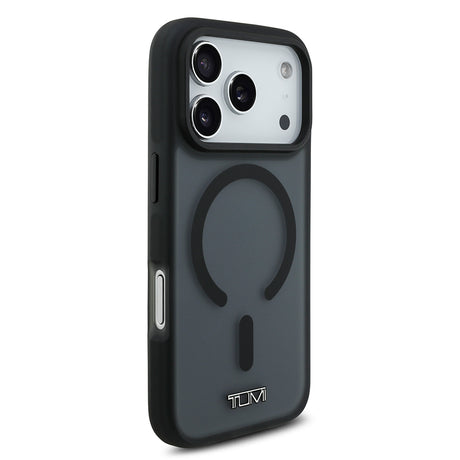 Apple iPhone 17 Pro Kılıf TUMI Orjinal Lisanslı M-safe Şarj Özellikli Buzlu Transparan Kapak