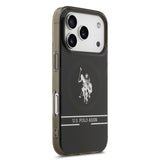 Apple iPhone 17 Pro Kılıf U.S. Polo Assn. Orjinal Lisanslı M-safe Şarj Özellikli IML Double Horse Stripe Logolu Kapak