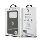 Apple iPhone 17 Pro Kılıf U.S. Polo Assn. Orjinal Lisanslı M-safe Şarj Özellikli IML Double Horse Stripe Logolu Kapak