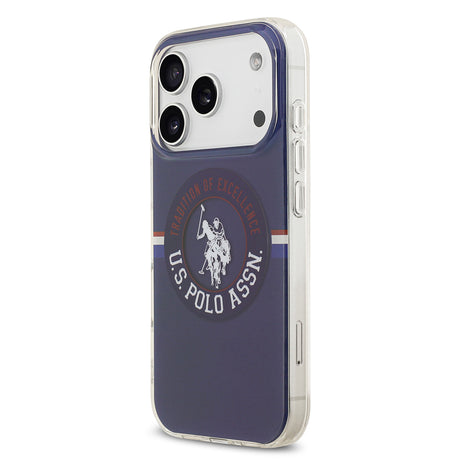 Apple iPhone 17 Pro Kılıf U.S. Polo Assn. Orjinal Lisanslı M-safe Şarj Özellikli IML Stripe Logolu Kapak