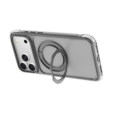 Apple iPhone 17 Pro Kılıf Wiwu AG-203 AeroGuard Ultra Serisi M-safe Şarj Özellikli Airbag Tasarımlı Standlı Kapak