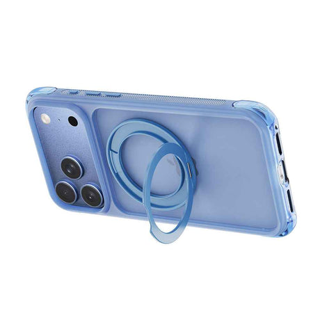 Apple iPhone 17 Pro Kılıf Wiwu AG-203 AeroGuard Ultra Serisi M-safe Şarj Özellikli Airbag Tasarımlı Standlı Kapak