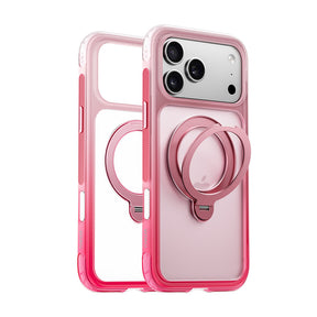 Apple iPhone 17 Pro Kılıf Wiwu AS-204 AeroShield Aurora Ultra Serisi M-safe Şarj Özellikli Airbag Tasarımlı Standlı Kapak