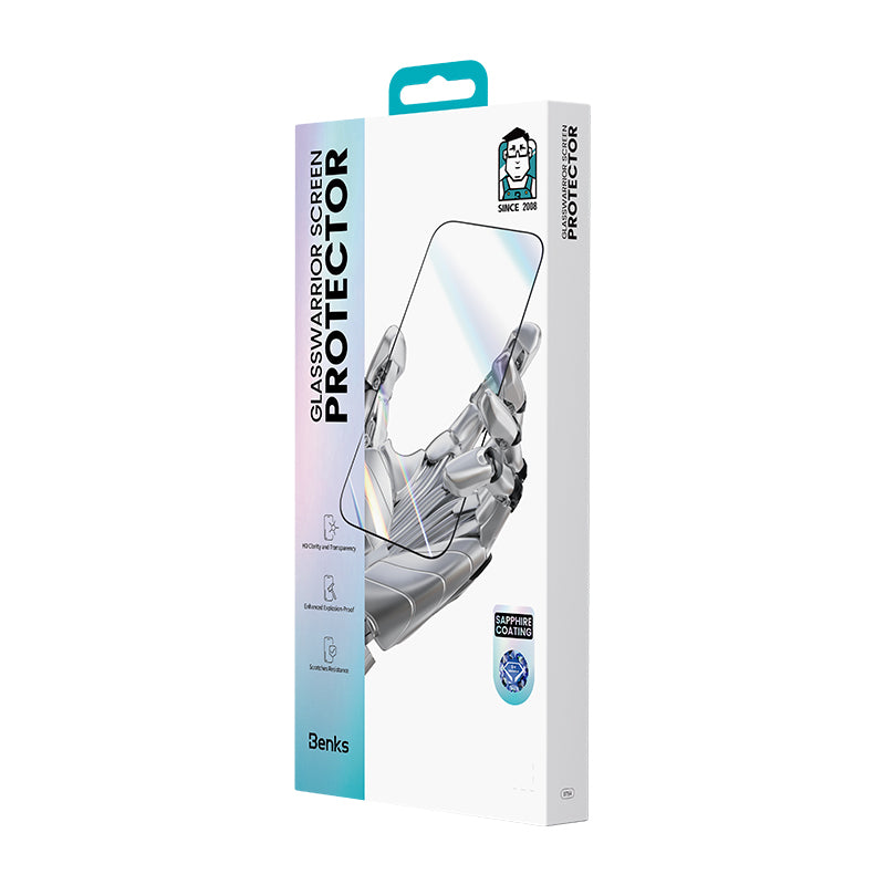 Apple iPhone 17 Pro Max Benks Glass Warrior Safir Coating 0.3mm Cam Ekran Koruyucu + Kolay Uygulama Aparatı