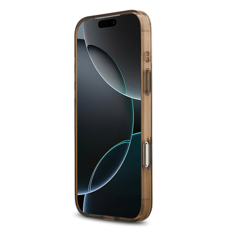 Apple iPhone 17 Pro Max Kılıf Guess Orjinal Lisanslı M-safe Şarj Özellikli IML Baskılı Klasik Logolu 4G Desenli Kapak