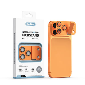 Apple iPhone 17 Pro Max Go Des CL-23 Anti Reflective Standlı Kamera Lens Koruyucu
