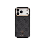 Apple iPhone 17 Pro Max Guess Orjinal Lisanslı 4G ve Yazı Logolu Kartlıklı Kapak