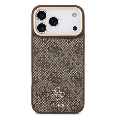 Apple iPhone 17 Pro Max Guess Orjinal Lisanslı 4G ve Yazı Logolu Kılıf + Ekran Koruyucu + Lens Koruyucu 3in1 Aksesuar Seti