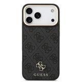 Apple iPhone 17 Pro Max Guess Orjinal Lisanslı 4G ve Yazı Logolu Kılıf + Ekran Koruyucu + Lens Koruyucu 3in1 Aksesuar Seti