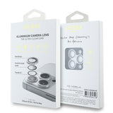 Apple iPhone 17 Pro Max Guess Orjinal Lisanslı Metal Kamera Lens Koruyucu