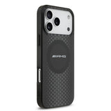 Apple iPhone 17 Pro Max Kılıf AMG Orjinal Lisanslı Çift Katmanlı Büyük Logolu Petek Desenli Kapak
