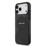 Apple iPhone 17 Pro Max Kılıf AMG Orjinal Lisanslı M-safe Şarj Özellikli Çift Katmanlı Kırmızı Çapraz Çizgili Kapak