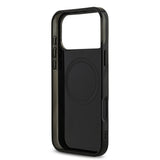 Apple iPhone 17 Pro Max Kılıf AMG Orjinal Lisanslı M-safe Şarj Özellikli Çift Katmanlı Kırmızı Çapraz Çizgili Kapak