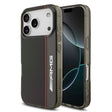 Apple iPhone 17 Pro Max Kılıf AMG Orjinal Lisanslı M-safe Şarj Özellikli IML Baskı Logolu Çift Katmanlı Bow Lines Kapak