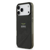 Apple iPhone 17 Pro Max Kılıf Aston Martin Orjinal Lisanslı M-safe Şarj Özellikli IML Baskı Logolu Formula Tasarımlı Kapak