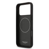 Apple iPhone 17 Pro Max Kılıf Aston Martin Orjinal Lisanslı M-safe Şarj Özellikli Karbon Fiber Kevlar Kapak