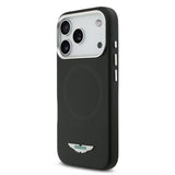 Apple iPhone 17 Pro Max Kılıf Aston Martin Orjinal Lisanslı M-safe Şarj Özellikli Metal Logolu PU Deri Kapak