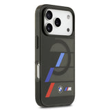 Apple iPhone 17 Pro Max Kılıf BMW Orjinal Lisanslı M-safe Şarj Özellikli IML Baskılı Üç Renkli M Dizayn Kapak