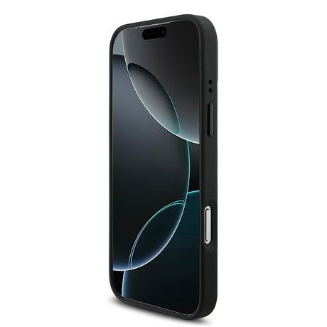 Apple iPhone 17 Pro Max Kılıf BMW Orjinal Lisanslı M-safe Şarj Özellikli Metal BMW ve M Logolu PU Karbon Tasarımlı Kapak