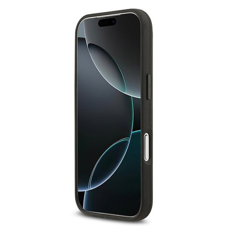 Apple iPhone 17 Pro Max Kılıf BMW Orjinal Lisanslı M-safe Şarj Özellikli Metal Logolu Delikli M Dizayn Deri Kapak