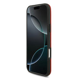 Apple iPhone 17 Pro Max Kılıf BMW Orjinal Lisanslı M-safe Şarj Özellikli Metal Logolu Delikli M Dizayn Deri Kapak