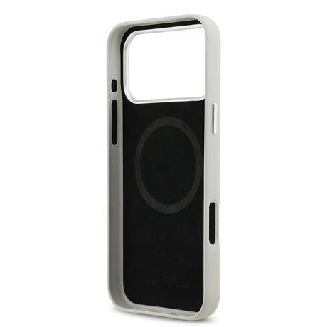 Apple iPhone 17 Pro Max Kılıf BMW Orjinal Lisanslı M-safe Şarj Özellikli Metal Logolu Tam Kaplama Deri Kapak