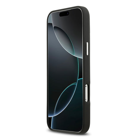 Apple iPhone 17 Pro Max Kılıf BMW Orjinal Lisanslı M-safe Şarj Özellikli Metal Logolu Tam Kaplama Deri Kapak