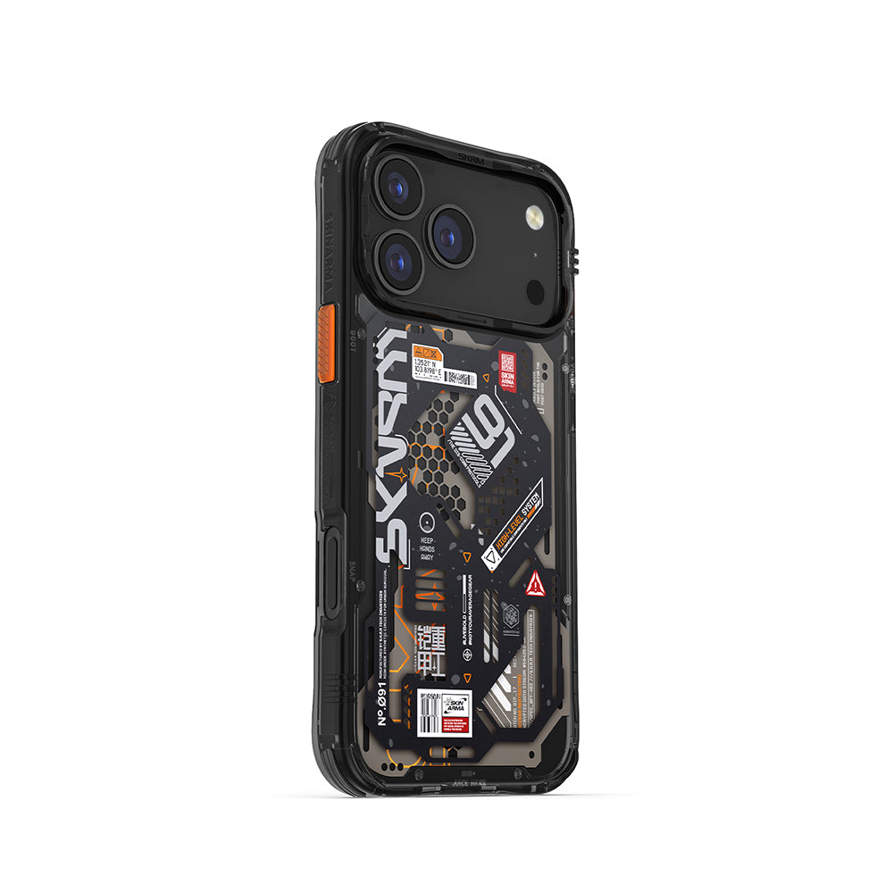 Apple iPhone 17 Pro Max Kılıf Desenli Airbag Tasarımlı Skinarma Spectra Kapak