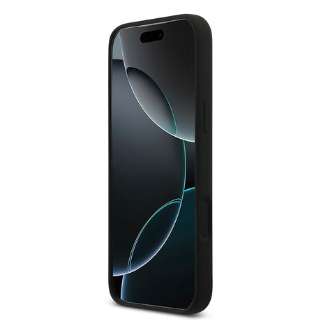 Apple iPhone 17 Pro Max Kılıf DKNY Orjinal Lisanslı M-safe Şarj Özellikli Metal Logolu Silikon Kapak