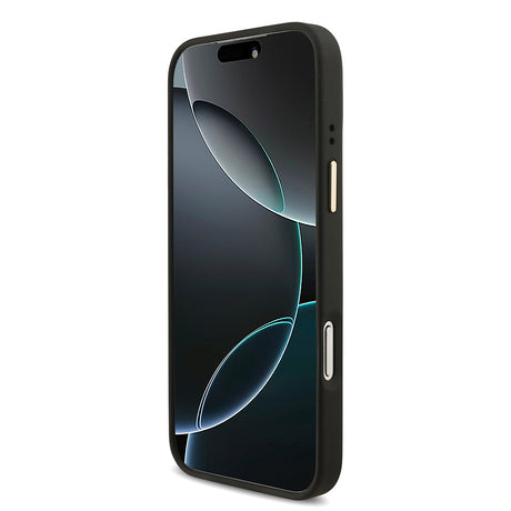 Apple iPhone 17 Pro Max Kılıf Guess Orjinal Lisanslı 4G Büyük Metal Logolu Kalın Askılı Kapak