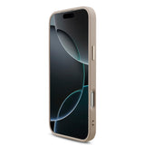 Apple iPhone 17 Pro Max Kılıf Guess Orjinal Lisanslı Gold Metal Kamera Çerçeveli 4G Desenli Metal Büyük 4G ve Yazı Logolu Kapak