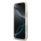 Apple iPhone 17 Pro Max Kılıf Guess Orjinal Lisanslı M-safe Şarj Özellikli 4G Desenli Simli Silikon Kapak