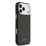 Apple iPhone 17 Pro Max Kılıf Guess Orjinal Lisanslı M-safe Şarj Özellikli 4G Klasik Yazı Logolu Kapak
