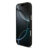 Apple iPhone 17 Pro Max Kılıf Guess Orjinal Lisanslı M-safe Şarj Özellikli 4G Metal Büyük Logolu Kartlıklı Kapak