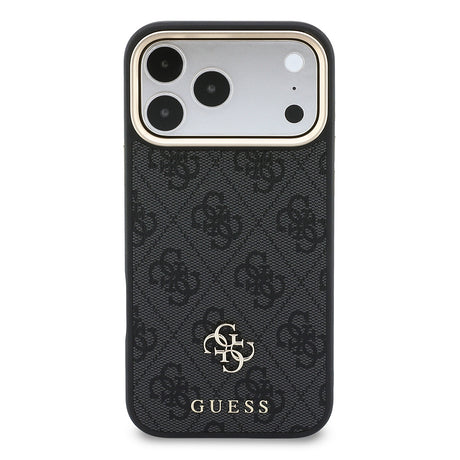 Apple iPhone 17 Pro Max Kılıf Guess Orjinal Lisanslı M-safe Şarj Özellikli Askılı ve 4G Metal Logolu Kartlıklı Kapak