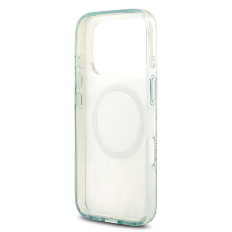 Apple iPhone 17 Pro Max Kılıf Guess Orjinal Lisanslı M-safe Şarj Özellikli Flower Tonal Circle Kapak