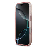 Apple iPhone 17 Pro Max Kılıf Guess Orjinal Lisanslı M-safe Şarj Özellikli IML Peony ve 4G Desenli Klasik Logolu Kapak