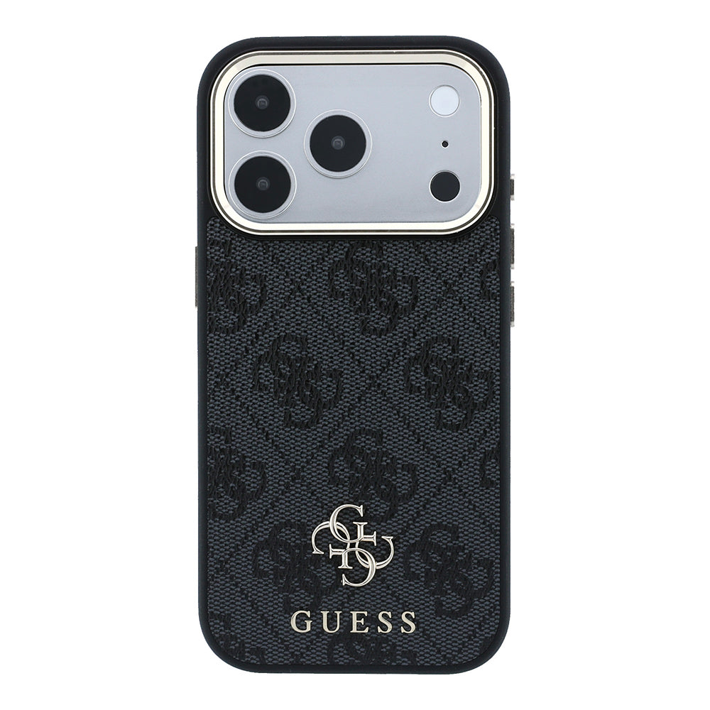 Apple iPhone 17 Pro Max Kılıf Guess Orjinal Lisanslı M-safe Şarj Özellikli Small 4G Classic Logolu Kapak